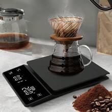 0.1克高精度LED显示电子秤，手冲咖啡秤，家用及商用，邮政及烘焙，出口，不含电池 - 彩色 - 查看 6