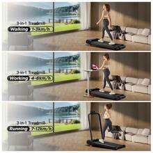 UMAY 3-In-1 Under Desk Incline Treadmill, Folding Treadmill For Home, Treadmill With Walking Pad, 11.5 Km/H, 2.5 HP, Quiet, Brushless, 120 Kg Capacity