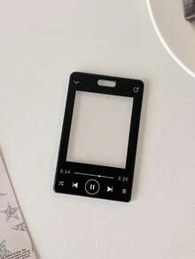 1 PC Girls Star Chasing Visual 3-Inch Star Card Holder Student Bus Card Subway Card Bag Key Chain Pendant