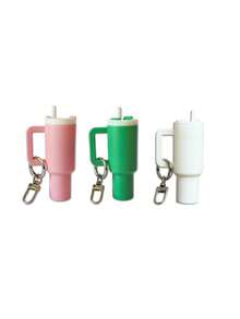 10/8/5/3/2pcs Mini Water Bottle Keychain - Street Style, Multiple Colors, Can Be Used For Keychain Accessory Charms, Wallet Charms, Cups, Wallet Accessories, Mini Water Bottle Keychain, Mini Cup Keychain, Key Ring Or Lip Balm, Cute Water Bottle Keychain, Plastic Material, A Good Gift For The Opening Season