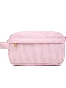 1 Peça Caixa de Lápis Personalizada de Volta às Aulas e Presente de Aniversário para Meninas, Caixa de Lápis Personalizada (Bordada Personalizada), Caixa de Lápis com Letra, e Bolsa de Lápis de Corduroy Personalizada (Suporte para Personalização de Nome), Bolsa de Lápis com Letra, Também com Bolsa de Higiene Prática, Bolsa de Armazenamento de Materiais Escolares. Toda a série se concentra em um senso de exclusividade, com personalização de nome/letra para mostrar a singularidade.