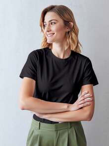Women Blouses - Black - View 2