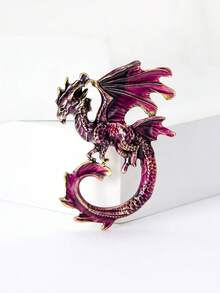 1 件珐琅飞龙胸针，适合女士、动物胸针、包、毛衣、外套、帽子、鞋子、连衣裙、西装 - 飛龍(4210) - 查看 13