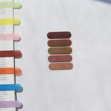 100张透明便签自粘书签注释阅读书透明标签卡哇伊可爱文具 - 彩色 - 查看 10