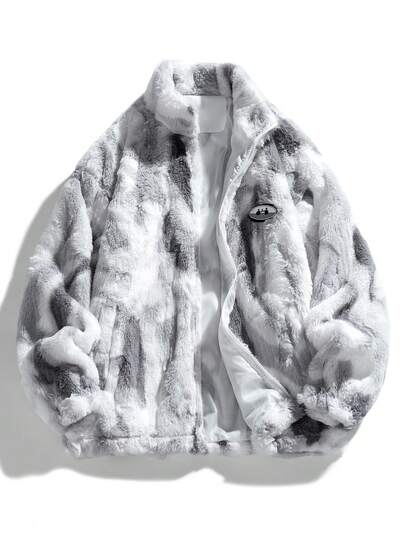 Jachetă la modă pentru bărbați, jachetă căptușită groasă și caldă, casual, cu guler răsturnat, pentru toamnă/iarnă