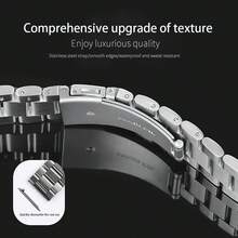 Stainless Steel Business Watch Band Strap Suitable For Series 10, 9, 8, 7, 46mm, 42mm, 45mm, 41mm Ultra 2/1, 49mm Se 6, 5, 4, 44mm, 40mm, 3, 42mm, 38mm Ultra-Thin Watch Band - Multicolor - View 5