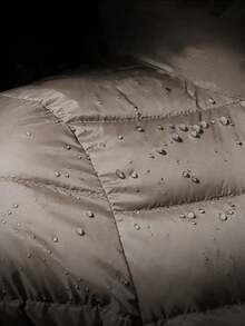 ZIAI 女式长袖连帽羽绒服常规长度保暖填充夹克带口袋和拉链