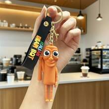 Classic Shanhaijing Wooden Stick Person Keychain Italian Brainrot Abstract Pendant Tung Tung Tung Sahur Funny Accessory Tralalerotralala Car & Backpack Pendant Halloween Accessories Teachers Day