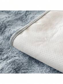 1pc Faux Rabbit Fur Sofa Cover, Warm & Thick Plush Pet Friendly Anti-Slip Sofa Protector For Bedroom, Office, Living Room, Home Decor