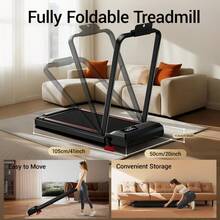 UMAY 3-In-1 Under Desk Incline Treadmill, Folding Treadmill For Home, Treadmill With Walking Pad, 11.5 Km/H, 2.5 HP, Quiet, Brushless, 120 Kg Capacity