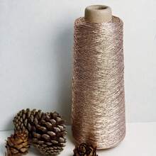 50g Handmade Special Thread Internet Celebrity Core Yarn Gold And Silver Color DIY Hand-Knitted Wool Yarn Material Ball
