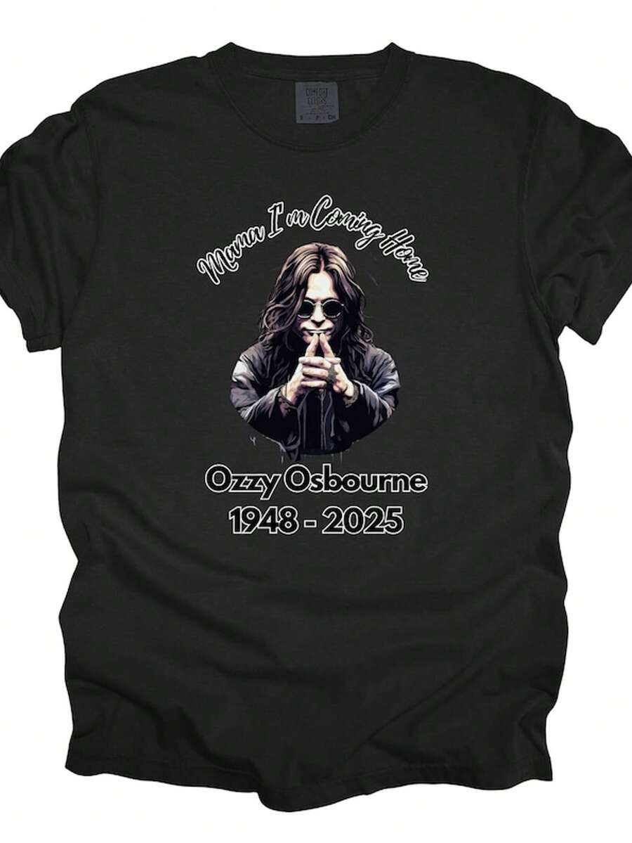 Comfort Colors® T-Shirt, Heavyweight Unisex Crewneck T-Shirt Limited Edition, Prince O - 黑色 - 查看 1