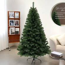 Décoration de Noël verte multi-tailles, simulation de sapin de Noël, décoration de vacances, atmosphère de maison, peut être utilisé à l'intérieur et à l'extérieur - Vert - Voir 7