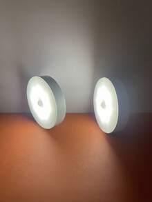 1 Đèn cảm biến chuyển động LED có thể sạc lại bằng USB, chất liệu ABS, keo dán từ tính, dễ lắp đặt, thích hợp cho tủ quần áo, tủ, phòng trẻ em, phòng tắm, hành lang, cầu thang, phòng ngủ (Lưu ý: Cần sạc 5 giây trước khi sử dụng, nếu không có thể không sáng, pin có chức năng bảo vệ) - trắng - Xem 11