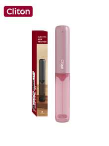 CLITON 高性能奶泡器 | USB-C 充电 | 30 秒快速打发绵密奶泡，在家也能轻松制作咖啡师级别的咖啡饮品，无线奶泡器，电动牛奶蒸汽器，适用于拿铁、卡布奇诺、热巧克力等，包含双迷你搅拌器和 USB 数据线