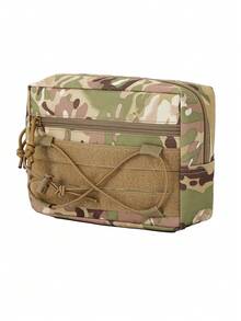 多功能可拆卸腰包，背面带扣环口袋，正面带松紧带，采用抗撕裂耐用材料制成。 - 彩色 - 查看 3