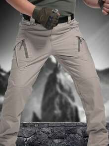 Men Pants - Khaki - View 5