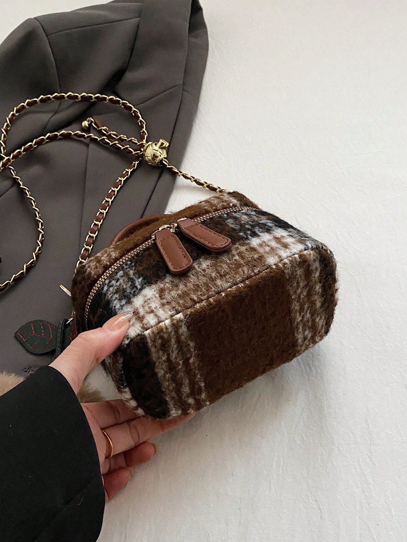 حقيبة جديدة خاصة جدًا للخريف/الشتاء، حقيبة بنية فر...