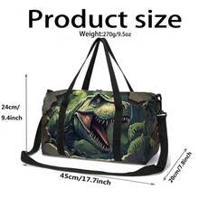 حقيبة ظهر للسفر مطبوعة ثلاثية الأبعاد للأطفال والبالغين، سعة كبيرة، مناسبة للرياضات الخارجية/رحلات نهاية الأسبوع/هدايا - مقاس واحد - مشاهدة 3