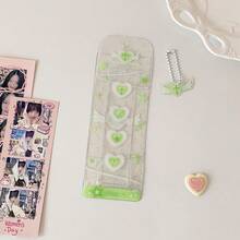 INS风格卡通星星图案透明闪光卡包，偶像收藏相册 - 彩色 - 查看 13