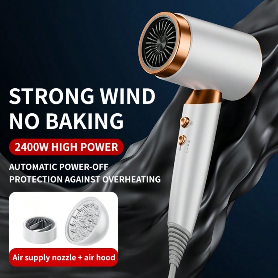 Hair Dryer, Negative Ion Blow Dryer With Concentrator & Diffuser, High Power Fast Drying, Low Noise Constant Temperature, Portable For Home & Travel, Suitable For All Hair Types Dryer