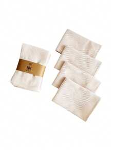 Multi Piece Waffle Small Square Towel, Dishwasher Towel, Household Kitchen Ordinary Cloth, Thick Cleaning Cloth, Kitchen Absorbent Square Towel, 17.7 * 25.6 Inches