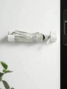 2/4pcs Adhesive Plastic Bag Holder And Wrap Dispenser Set, Wall-Mounted Kitchen Organizer For Cling Film And Trash Bags, Multipurpose No-Drill Cabinet And Refrigerator Side Storage Solution, Space-Saving For Plastic Bags, Wrap, And Roll Paper, Versatile Organizer For Kitchen & Bathroom, No-Drill Plastic Wrap And Garbage Bag Holder, For Birthday, Housewarming, Christmas