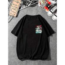 Men T-Shirts - 黑色 - 查看 2