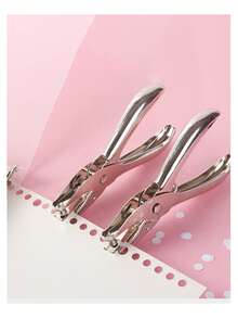 Perforadora de papel, perforadora de un solo orificio, adecuada para manualidades de bricolaje como tela, piel, cinturón, plástico, acrílico, lienzo, ante, papel, cartón, etc. Se puede usar como repuesto, reemplazo o compartir con amigos. Útiles escolares, temporada de regreso a clases