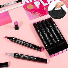 80 Colors Dual Tip Permanent Markers Set Professional Art Markers For Adult Coloring Sketching Illustration Underlining Ideal Halloween Christmas Gifts - 升級款80色套裝 - 查看 8