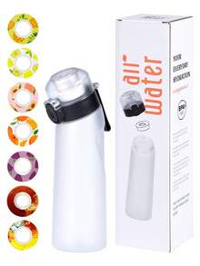 1 Bình nước không khí có viên nén hương vị ngẫu nhiên, chai nước uống bằng nhựa có viên nén hương vị có mùi thơm 0 đường và cốc nước cho các hoạt động thể thao ngoài trời, du lịch - Nhiều màu - Xem 4