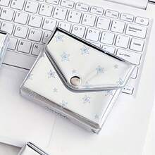 joumoswk Album na zdjęcia i karty z gwiazdą Y2K, album na zdjęcia 4*3 cale, mini album na karty Idol, album na zdjęcia, 20 dwustronnych stron, uchwyt na karty ze zdjęciami