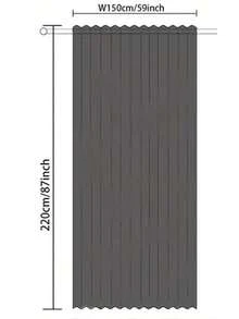 1pc Pink Geometric Hollow-Out Curtain, Boho Copper Coin Hollow Rectangle Sheer Curtain, Suitable For Bedroom, Living Room, Kitchen, Dining Room, Cafe, Gym, Foyer, All Season Home Use - Pink - View 18