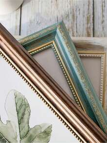 1pc Retro European Style Photo Frame Decorative Photo Frame, 5 Inches, 6 Inches, 7 Inches, 8 Inches, 10 Inches, A4 Size, Photo Display Frame, Horizontal And Vertical Dual-Purpose Photo Frame, Suitable For Desktop And Wall Display, Office And Home, Living Room, Bedroom Decoration, Wedding, Valentine's Day, Christmas