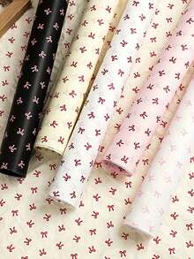 10pcs Pink Bow Tissue Paper For Gift Packaging, Cute Bouquet Packaging For Party Decoration, Gift Packaging For Birthdays, Weddings Gift Box, Gift Wrapping Supplies, Christmas Decorations