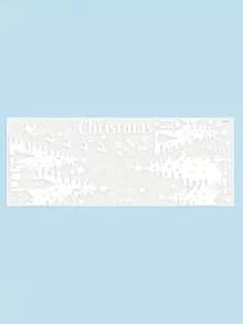 1/2/3PCS Modern Christmas Window Clings - PVC Self-Adhesive Snowflakes, Trees, And Stars Decals For Holiday Wall Decor.Perfect Christmas Gift For Couples, Parents And Friends Room Decor Bedroom Decor Kitchen Decor Wall Sticker Stickers Christmas Decorations Christmas Decoration Christmas Decorations Home Home Decor