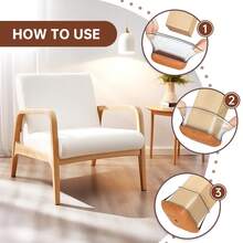 8/16 PIEZAS Protectores de piso para patas de silla, tapas de fieltro de silicona para patas de silla, almohadillas para muebles para pisos de madera dura, deslizadores de muebles para patas de silla, protección inferior reforzada antideslizante, reducción de ruido sin rayones, adecuado para sala de estar, cocina, dormitorio (cuadrado)