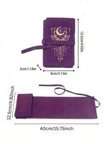 Túi đựng bài Tarot bằng nhung, in họa tiết bướm vàng và trăng, thiết kế hai tông màu xanh và tím, có dây rút, chất liệu vải mềm mại, kiểu dáng nhỏ gọn, có thể dùng làm hộp đựng bài hoặc túi đựng bài Tarot và các vật dụng nhỏ. Một lựa chọn quà tặng tuyệt vời cho Giáng sinh và Lễ Tạ ơn. - Nhiều màu - Xem 9