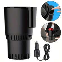 2-In-1 Portable Car Cup Cooler And Warmer - Rapid Cooling, ABS Material, Fits Standard Vehicle Cup Holders, 0°C To 60°C Temperature Range, 18.6oz Capacity, Beverage Temperature Control | Modern Car Gadget | Durable Heater Cooler - Car Accessories