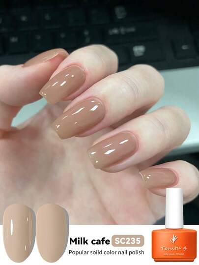Tonitu g. Tonitu G 7ml Gel Nail Polish – Light Brown Soak-Off, UV/LED Curing, Semi-Permanent Gel Polish For Autumn And Winter Manicure At Home Salon & Nail Art, Gift For Women