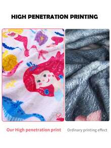 1pc High Permeability Printed Thickened Flannel Single Layer Hooded Sweatshirt, Video Game Controller & Space Pattern Wearable Blanket, Warm And Windproof Fleece Robe For Boys, Autumn/Winter - Multicolor - View 4