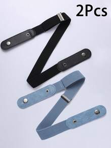 1/2/4 件弹性腰带，可调节无扣腰带适合牛仔裤，隐形弹力腰带，男女通用，纤细腰身 - 无扣舒适设计，可调节且有弹性，完美贴合牛仔裤和裤子 - 增强您的身体轮廓，复古弹性腰带 - 无扣，隐形贴合，男女通用，舒适弹力，通用尺寸 - 彩色 - 查看 27