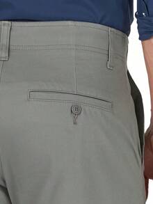 Men's Extreme Motion Flat Front Slim Straight Pant - Sỏi - Xem 4