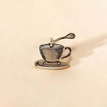 Coffee Beans Coffee Cup Latte Art Coffee Machine Barista Creative Theme Brooch Multi-Functional Decoration Clothing Accessories - 08280106 - 查看 7