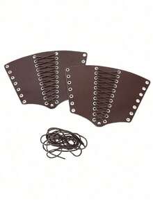 1pc/2pcs/3pcs Medieval Renaissance Costume Accessories Set, Knight Shoulder & Wrist Guards, Viking Style Cosplay Props (Suitable For Halloween, Carnival)