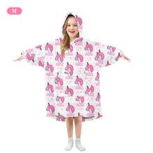 1pc High Permeability Printed Thickened Flannel Single Layer Hooded Sweatshirt, Video Game Controller & Space Pattern Wearable Blanket, Warm And Windproof Fleece Robe For Boys, Autumn/Winter - Multicolor - View 15