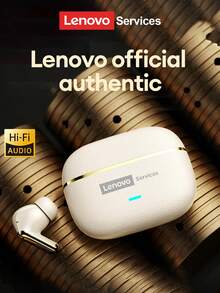 Lenovo LE208 Minimalist Business Bluetooth Earphones, Bluetooth 6.0 Instant Pairing, Low Latency, HIFI Sound Quality, ENC Smart Noise Cancellation, Long Battery Life, Wireless Earbuds For Sports, Business, Study, Compatible With Smartphones & Computers, Essential For Christmas, Holidays, Autumn/Winter, Camping, Vacation