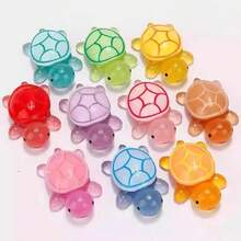 50 sztuk lampek nocnych 3D z motywem żółwia i niespodzianek – wyjątkowe rękodzieło DIY i prezenty na imprezę (losowe)