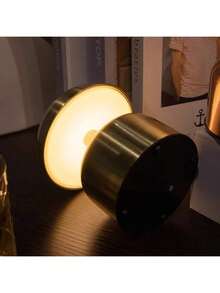 Modern Cordless Mushroom Touch Lamp, Dimmable Brightness, USB Rechargeable, Portable Adjustable Desk Lamp, Suitable For Home Decor, Bedside Or Tabletop, Perfect Holiday Gift