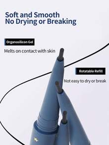 Amortals 2支装1.5mm超细凝胶眼线笔，星空棕色哑光防水防晕染持久日常使用，易于涂抹，不褪色，适合所有肤质，化妆工具，是旅行、圣诞节、万圣节、感恩节、情人节的理想礼物。 - 棕色*2支 - 查看 5